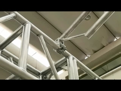 容易栓のアルミニウム トラス屋外の展示会ブースを組み立てなさい