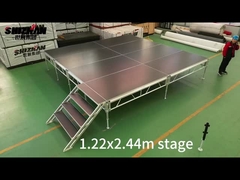 4x8フィートステージ 1.22x2.44mステージ イベント