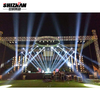 Customized Aluminum Square Exihibition Lighting Truss Frame Structure For Event