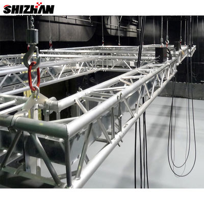 Portable Spigot Black Lighting Truss Section Aluminum Stage Truss System