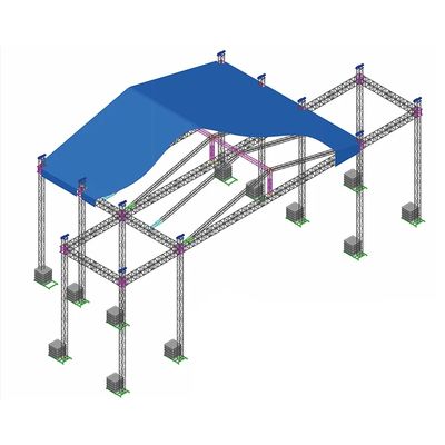Sturdy Heavy Duty Truss System for Concerts and Events with Various Heights and Widths