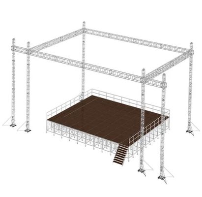 Modular Aluminum Stage Truss for Events 500kg Capacity