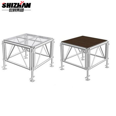 4x4 Aluminum Stage Platforms Outdoor Event All Terrain Height Adjustable