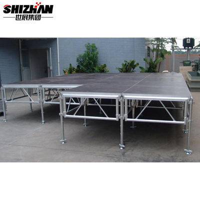 4x4 Aluminum Stage Platforms Outdoor Event All Terrain Height Adjustable
