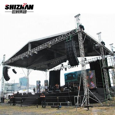 4m Length Aluminum Truss Stage Light Frame / Dj Light Stand Truss TUV Certified