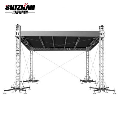4m Length Aluminum Truss Stage Light Frame / Dj Light Stand Truss TUV Certified
