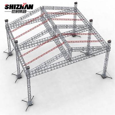 Concert Stage Roof Aluminum Truss Display Curved
