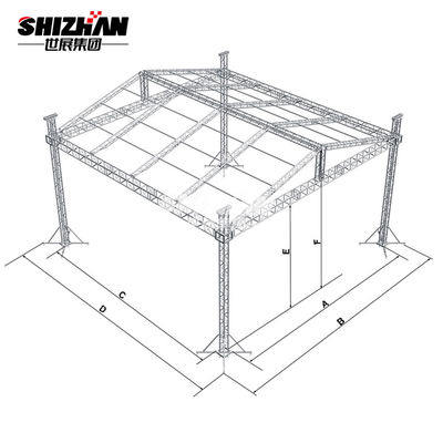 290mm Aluminum Lighting Truss Display Outdoor Truss Structure