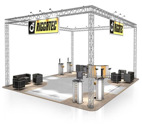 Heavy Duty 6061 Aluminum Spigot Truss Alloy Lighting Truss In Event Concert for sale