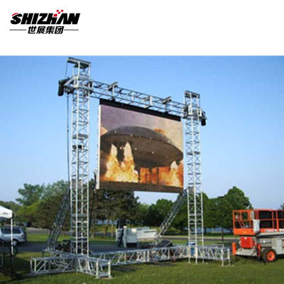 Space Frame Truss Bridge Aluminum Square Tube Truss