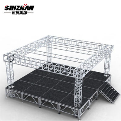 6061-T6 box Design Square Bolt Truss For Truss System Lighting Truss Event