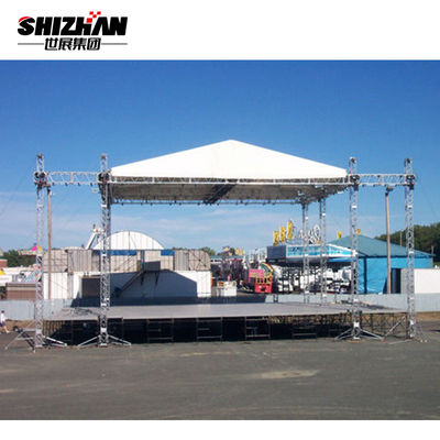 Silver Black Semi Circle Roof Easy Install Stage Lighting Round Truss