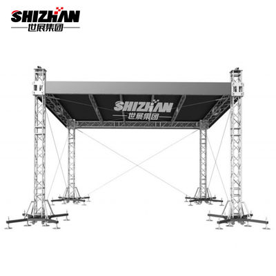 Silver Black Semi Circle Roof Easy Install Stage Lighting Round Truss