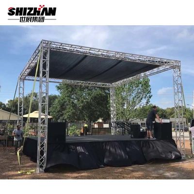 Silver Black Semi Circle Roof Easy Install Stage Lighting Round Truss