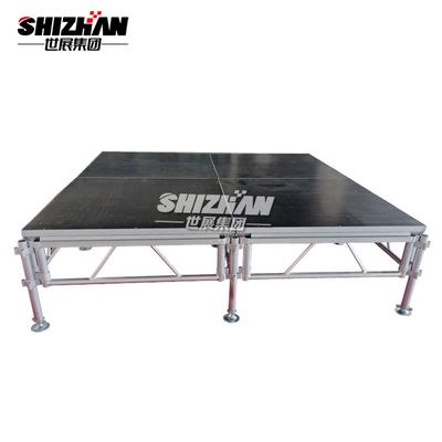Entertainment Event Aluminum Plywood Stage Platform Easy Assembly