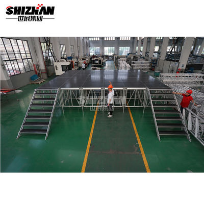 Entertainment Event Aluminum Plywood Stage Platform Easy Assembly