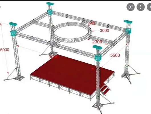 Concert Stage Sound And Light Lighting Truss Roof System