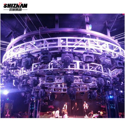 Fashion Show Circle Lighting Truss Aluminum Alloy 6082-T6 Aluminum Spigot Truss