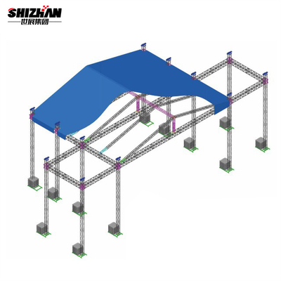 Silver DJ Band Stage Light Truss Aluminum Light Truss 1m 2m 3m Length