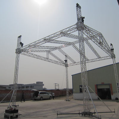 Concert Stage Roof Aluminum Truss Display Curved