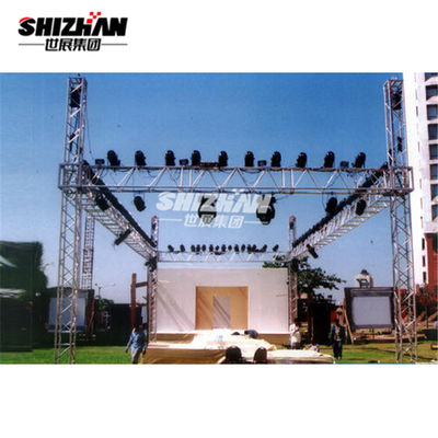 Indoor Event Aluminum Square Truss Light Weight Bolt Truss System For Music And Concert