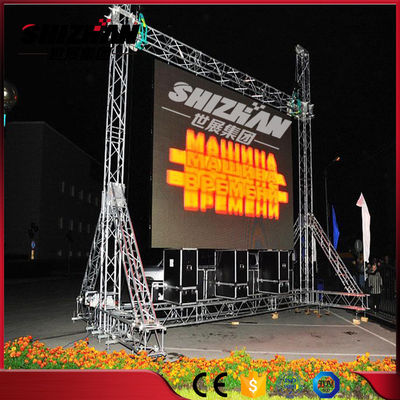 Space Frame Truss Bridge Aluminum Square Tube Truss