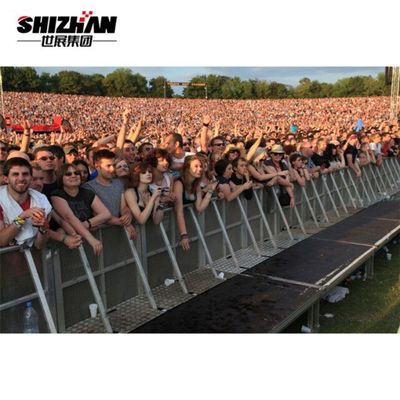 Aluminum Concert Mojo Crowd Control Barricade ISO TUV Certified