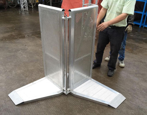 Aluminum Concert Mojo Crowd Control Barricade ISO TUV Certified